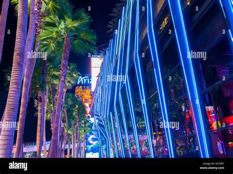 View Of The Las Vegas Strip Stock Photo Alamy