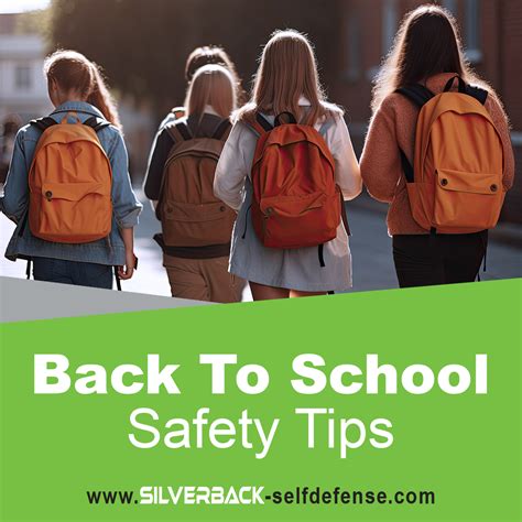 Back To School Safety Tips Silverback Self Defense