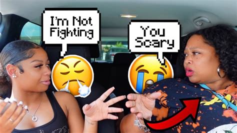 Acting Scared To Fight Prank In Front Of My Mom Hilarious Youtube