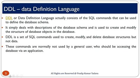 Difference Between Ddl And Dml Command In Sql Youtube