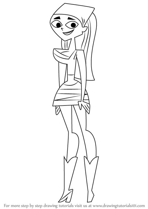 Learn How To Draw Lindsay From Total Drama Island Total Drama Island