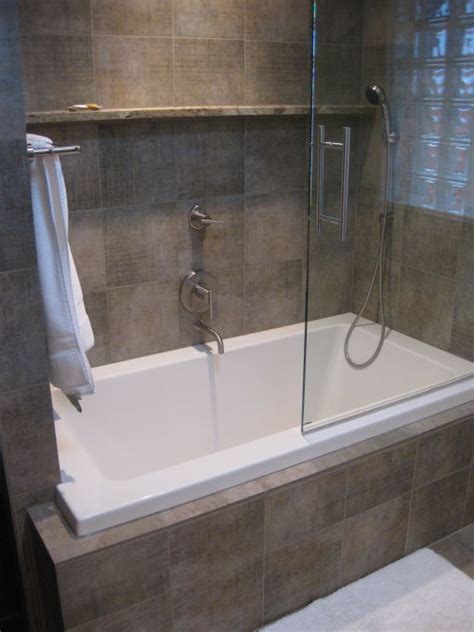 Find ideas and inspiration for whirlpool tub shower combination to add to your own home. Contemporary Master Bathroom (from old 50's tiled bathroom ...