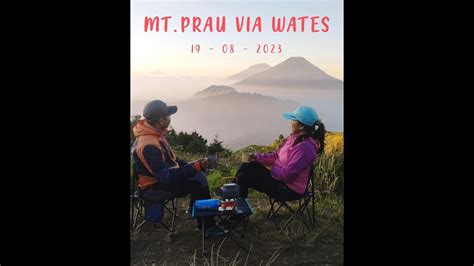 Mt Prau Via Wates Jalur Bersahabat Pendakian Malam Hari Youtube