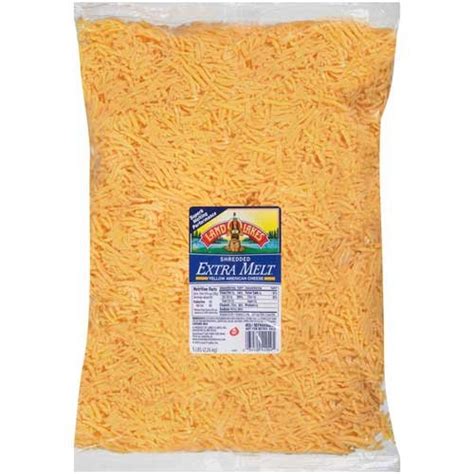 Land O Lakes Extra Melt Shredded Process Yellow American Cheese 5