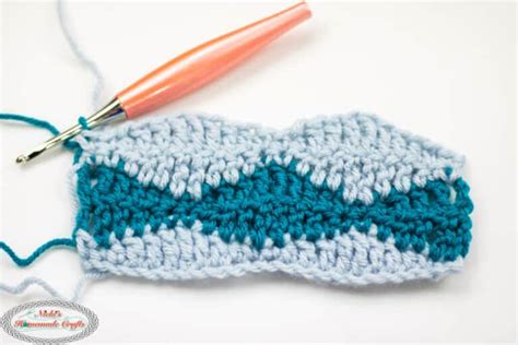 Crochet The Rolling Waves Stitch Easily Nickis Homemade Crafts