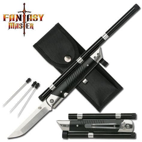 Ninja Blowgun And Pocket Knife Combo Fm 470