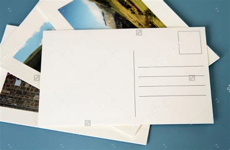 blank postcard templates psd vector eps ai