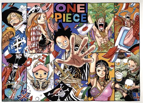 Eiichiro Oda Color Reproduction Illustration One Piece