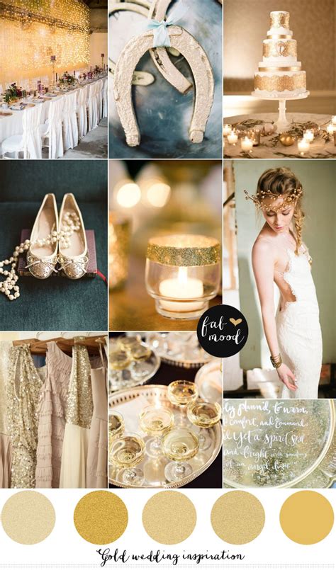 Gold Wedding Inspirationgold Wedding Colour Schemes