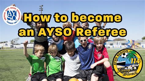 How To Become An Ayso Referee Youtube