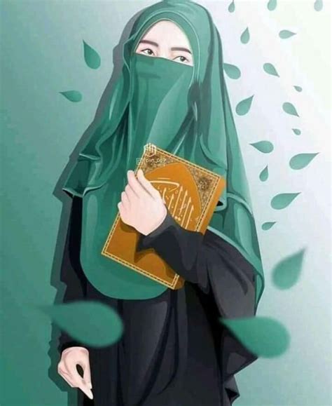Gambar Perempuan Muslimah Kartun Putihkan Muka