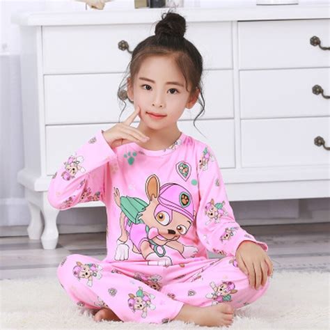 2018 Fashion Childrens Pajamas Spring Autumn Long Sleeved Boys And