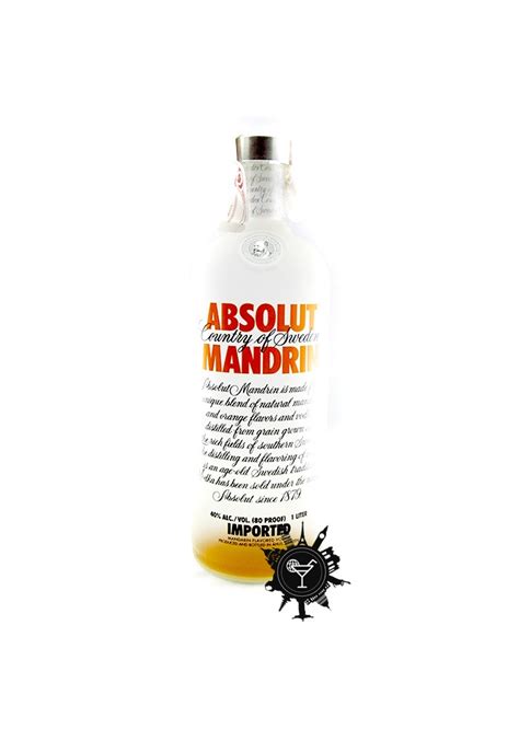Vodka Absolut Mandarin Con Sabor A Mandarina Licoresdelmundo