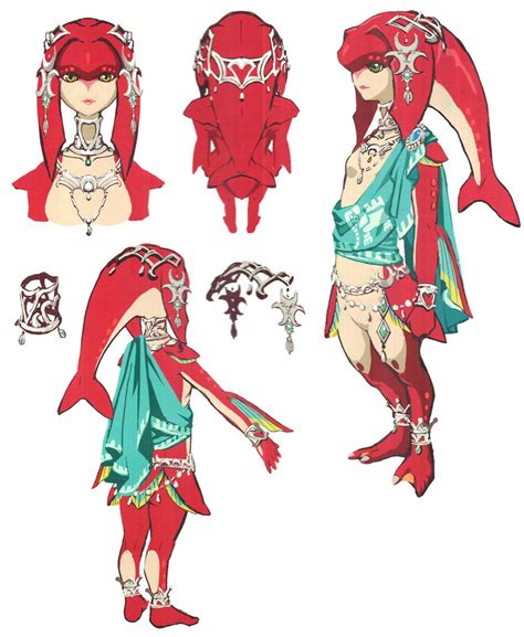 Mipha Concept From The Legend Of Zelda Breath Of The Wild Legend Of