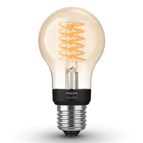 Philips Hue White 7 W E27 Filament Bulb Classic Uk