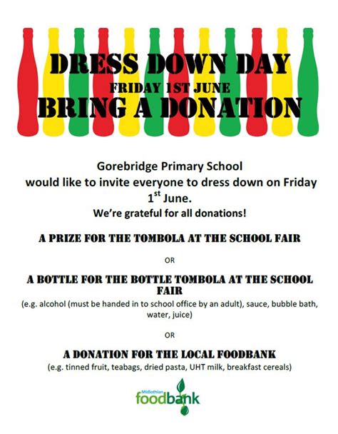 Dress Down Day Gorebridge Primary School