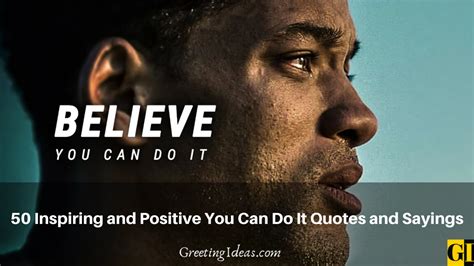 50 Inspiring And Positive You Can Do It Quotes And Sayings