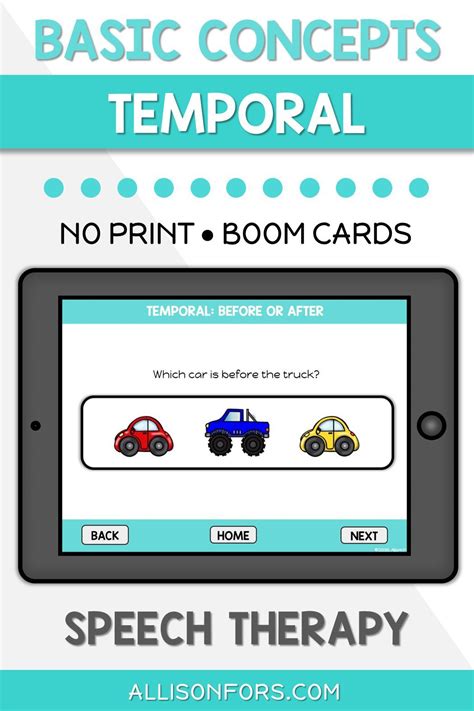 Temporal Concepts BOOM Cards™️ Speech Therapy Distance Learning | Basic ...