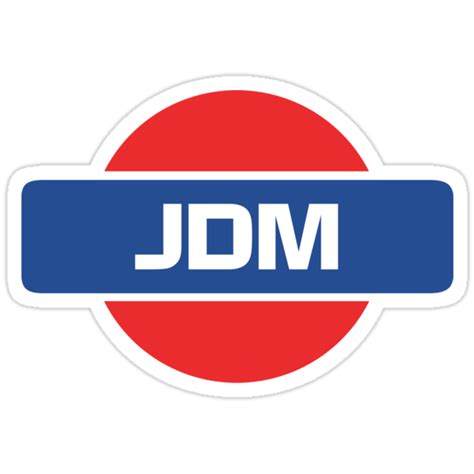 Jdm Logo Stickers By Apexfibers Redbubble