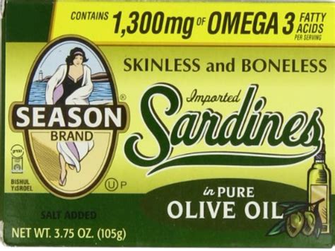 If you must go for canned sardines, insist on those preserved in water with no seasoning, salt or spices. Sardines In Olive Oil Skinless and Boneless Nutrition ...