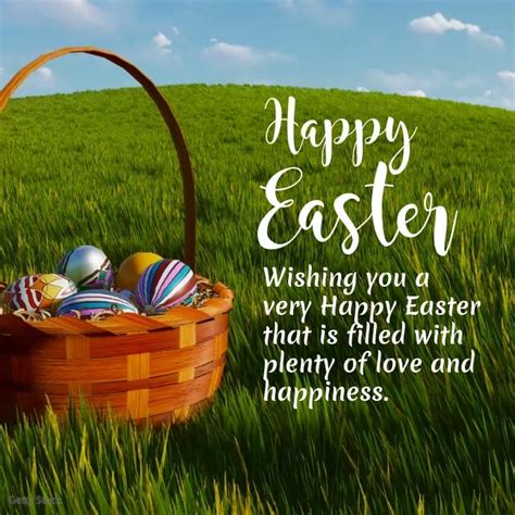 Happy Easter Wishes Greetings Video Ad Square Template Postermywall