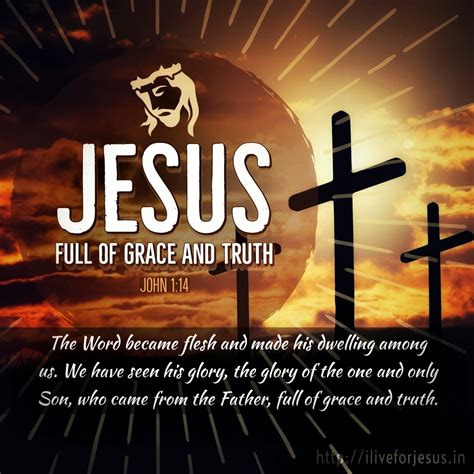 Grace And Truth I Live For Jesus
