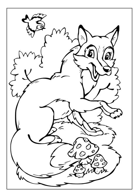 Printable Fox Coloring Pages For Kids And Adults 90 Pages Instant