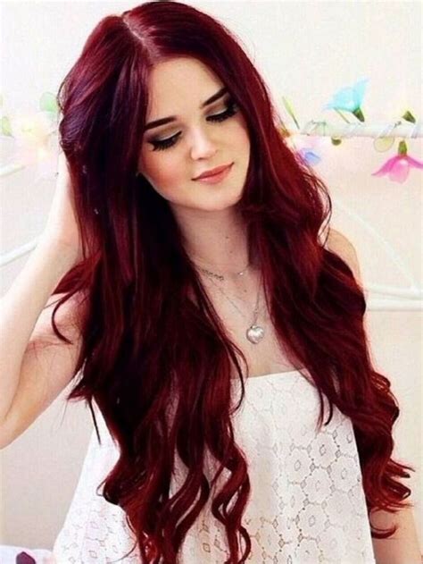 Best Red Hair Style Ideas For Beautiful Women Dark Red Hair Color