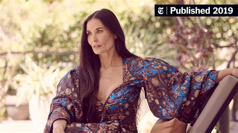 demi moore shares a peek behind the scenes of her no 1 best seller the new york times
