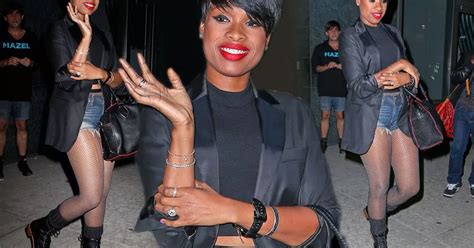 Jennifer Hudson Shows Off Her Curves In Fabulous Shorts And Fishnets