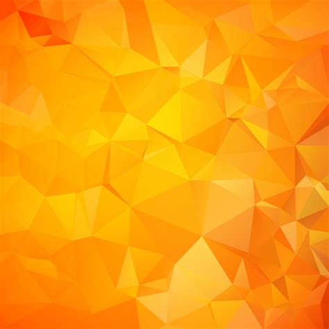 Orange Triangle Geometric Pattern Free Vector
