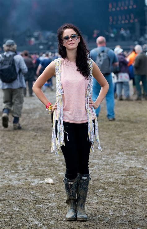 Kaya Scodelario In Wellingtons Boots At Isle Of Wight Festival 05 Gotceleb