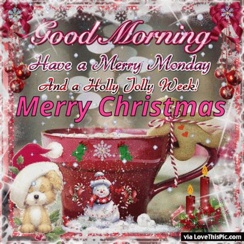 Good Morning Have A Holly Jolly Week Merry Christmas Merry Christmas