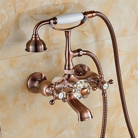 A wide variety of gold shower fixtures options are available to you, such as project solution capability, style, and design style. Wall Mount Bathtub Faucet Gold/Silver/Rose Gold Clawfoot ...