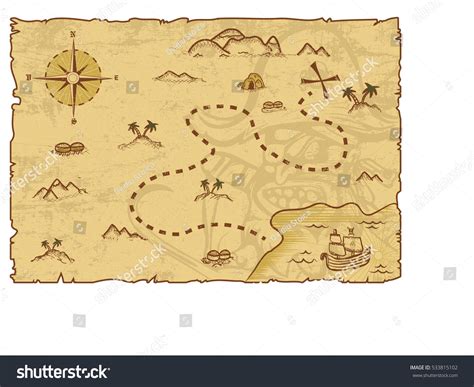 Real Old Treasure Map
