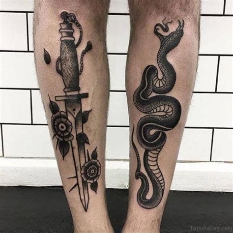 Scary Snake Tattoose On The Leg 38 Realistic Snake Tattoos Trend