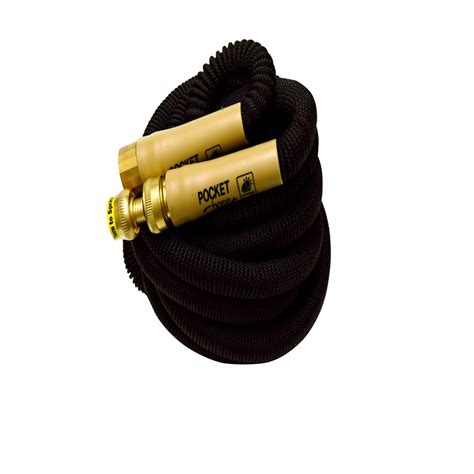 Pocket Hose Top Brass Bullet 58 In X 50 Ft Standard Duty Water Hose