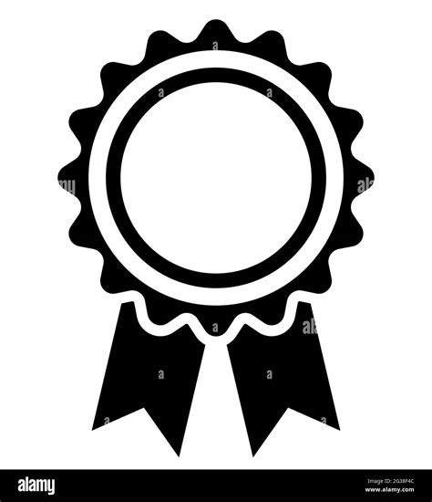 Icono de ilustración vectorial de símbolo de premio o etiqueta adhesiva