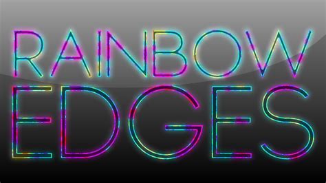 After Effects Tutorial Rainbow Edges Youtube