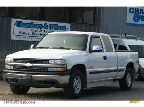 1999 Chevrolet Silverado 1500 Ls Extended Cab 4x4 In Summit White Photo