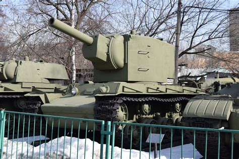 Kv 2 Tank In Kubinka Tank Museum Russia Moscow 20 Inch By 30 Inch