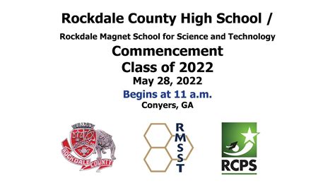 Rockdale County High Schoolrockdale Magnet School Graduation 2022