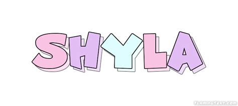 Shyla Logo Outil De Conception De Nom Gratuit Partir De Texte Flamboyant