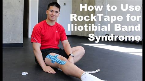 Rocktape Kinesiology Taping For Iliotibial Band Syndrome Youtube