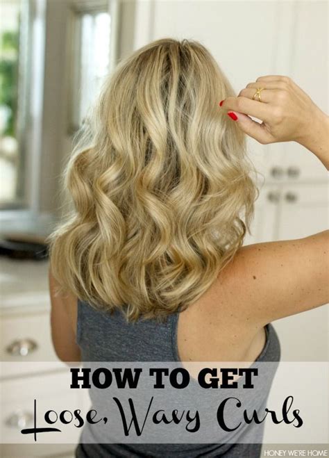 Different products to get wavy hair: How to Curl Your Hair for Loose Waves | Honey We're Home ...