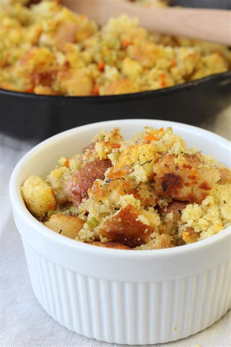The cornbread recipe i'm sharing today is a little different than the one we had growing my mom used regular cornmeal in her recipe. Classic Cornbread Stuffing - American Heritage Cooking