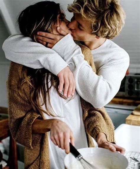 Cooking Kissing Discovered By Diana Harris On We Heart It Couples