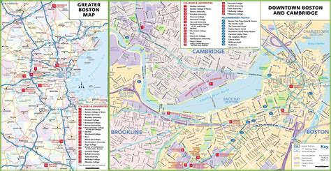 Map Of Boston Offline Map And Detailed Map Of Boston City