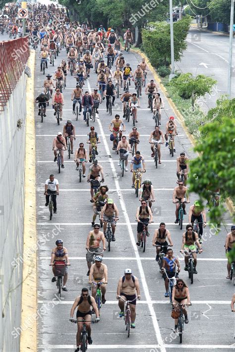 Riders Participate World Naked Bike Ride Editorial Stock Photo Stock