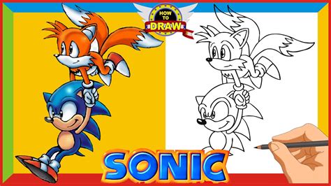 How To Draw Sonic The Hedgehog 2020 Fly With Tails Youtube